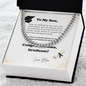 Graduation Gift for Son Message Card Necklace – Class of 2026 Keepsake Gift