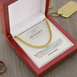 Grandpa Birthday Gift – Cuban Link Chain Necklace | Meaningful Gift for Grandfather