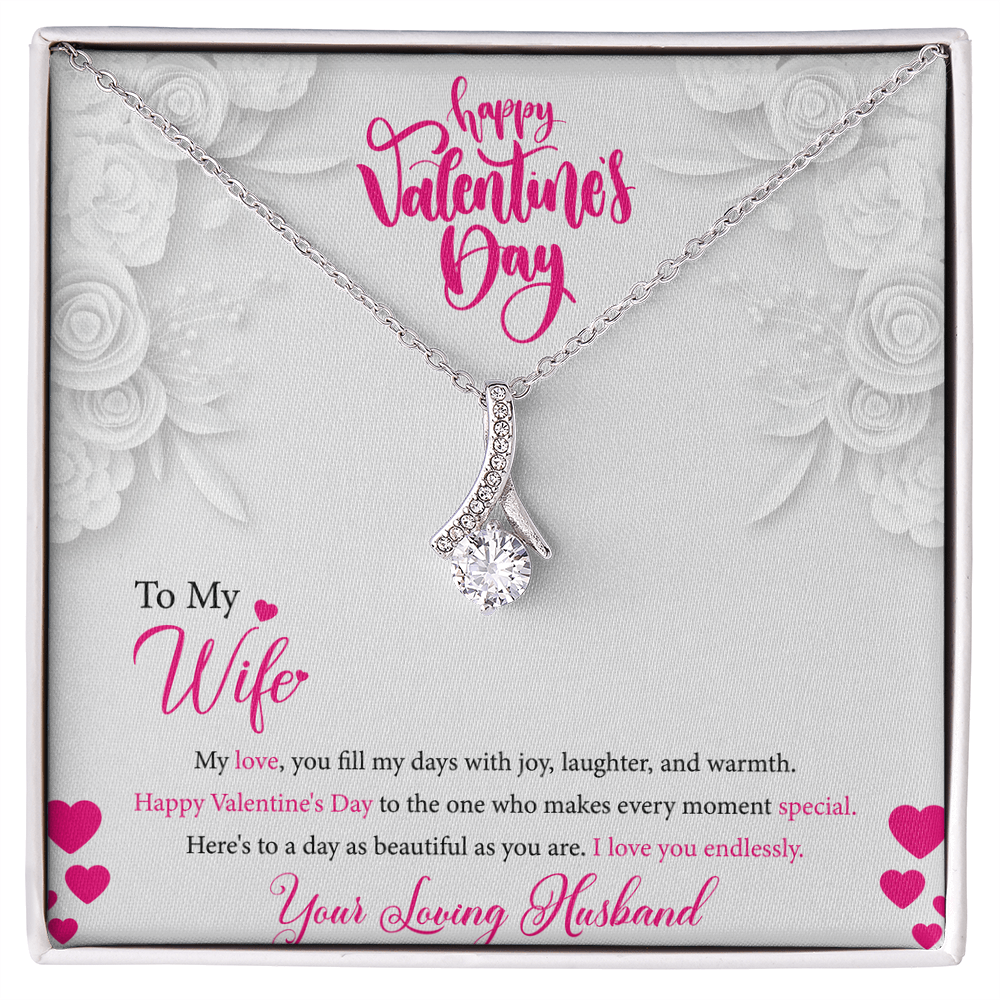 Alluring Beauty Necklace | Valentine's Day Gift for Wife | Yellow or White Gold