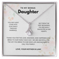 To My Daughter-in-Law Alluring Beauty Necklace – Meaningful Gift from Mother-in-Law