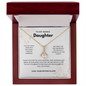 To My Daughter-in-Law Alluring Beauty Necklace – Meaningful Gift from Mother-in-Law