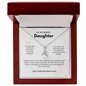 To My Daughter-in-Law Alluring Beauty Necklace – Meaningful Gift from Mother-in-Law