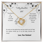 To My Wife Love Knot Necklace – Romantic Gift from Husband