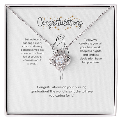 “Nurse Graduation Gift – Congratulations Necklace for New Nurse, RN, BSN, Nursing School Graduate Jewelry”