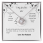 To My Wife Love Knot Necklace – Romantic Gift from Husband