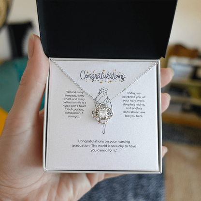 “Nurse Graduation Gift – Congratulations Necklace for New Nurse, RN, BSN, Nursing School Graduate Jewelry”