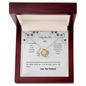 To My Wife Love Knot Necklace – Romantic Gift from Husband