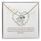 Engraved Baby Feet Necklace with Birthstone – Personalized New Mom Gift, Mother's day Gift, Custom Name Jewelry, Baby Keepsake Necklace