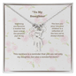 “Engraved Kid Charm Necklace with Message Card – Gift from Mother to Daughter, Meaningful Jewelry for Moms”