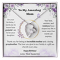 To My Amazing Mom, Gift for Grandma – Forever Love Necklace, Gift Set