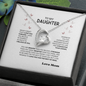 “Forever Love Necklace from Mom to Daughter – Meaningful Mother Gift, Birthday, Graduation, Christmas Jewelry”