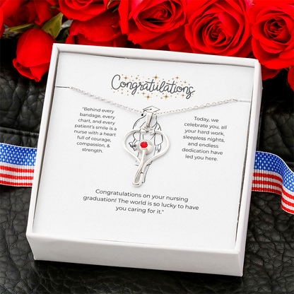 “This stethoscope necklace makes a thoughtful gift for a nurse, doctor, or graduating nursing student.”