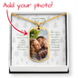 Buyer Photo Upload Dog Tag Necklace