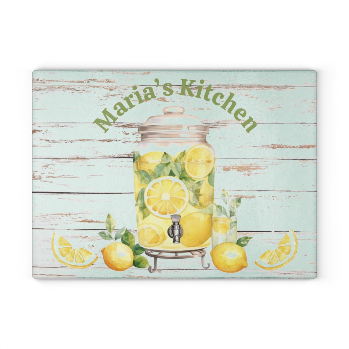 Cutting Glass cutting board, Personalized cutting board, lemonade custom cutting board, Home warming  gift, couples gift, wedding gift