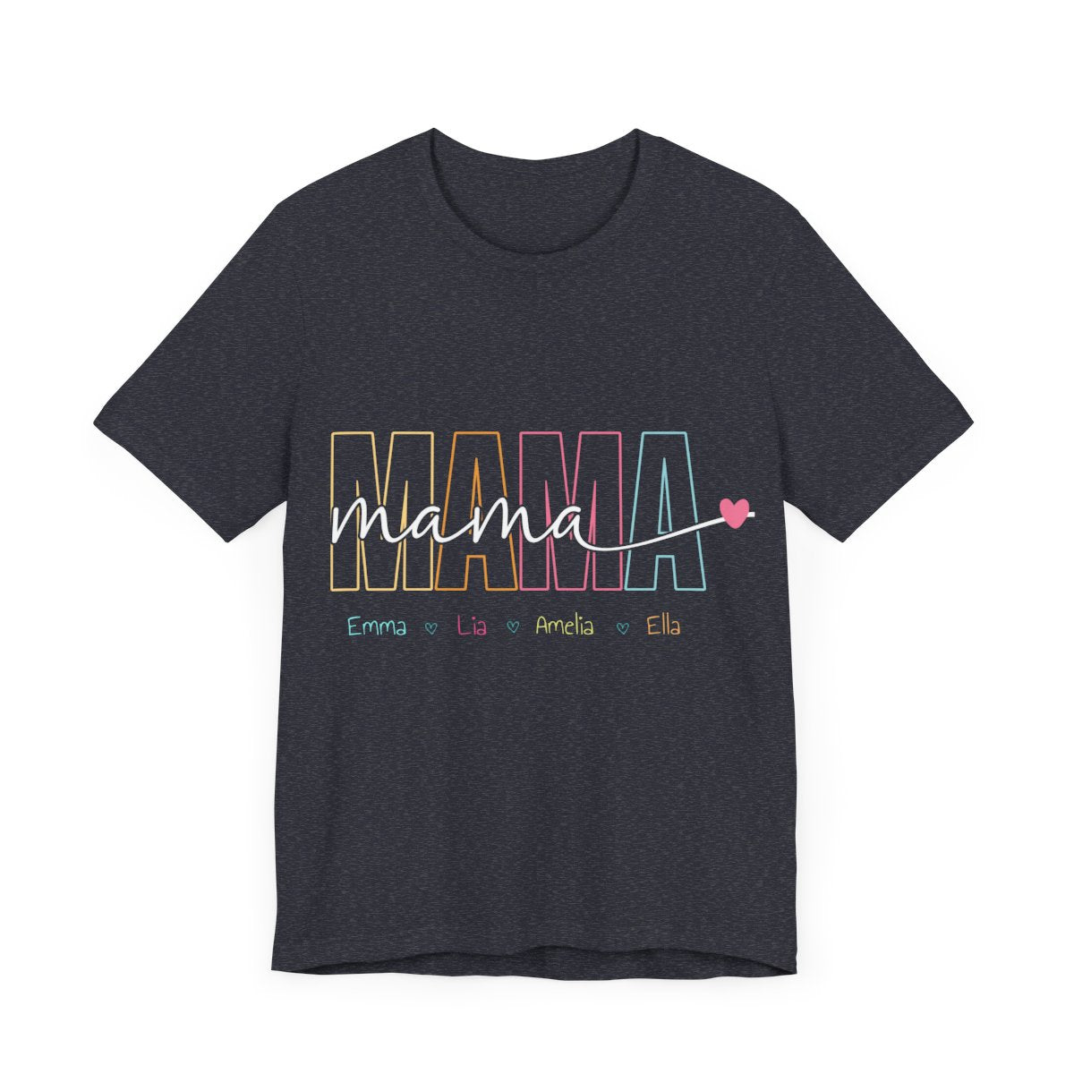 Personalized "Mama" T-Shirt – Custom Name Tee for Moms